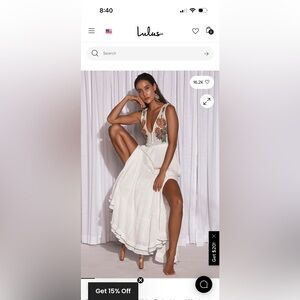 Lulus Tickets To Paradise White Embroidered Maxi Dress medium